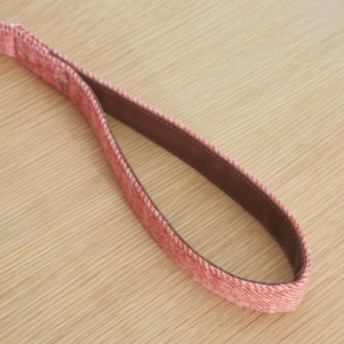 Sweet William - Tweed Dog Lead - Orange-Sweet William-Love My Hound