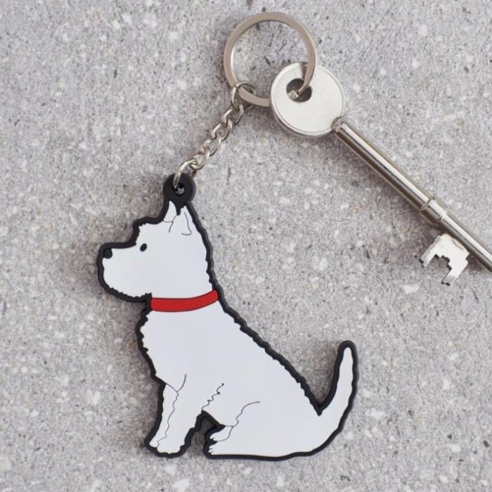 Sweet William - West Highland Terrier (Westie) Keyring-Sweet William-Love My Hound