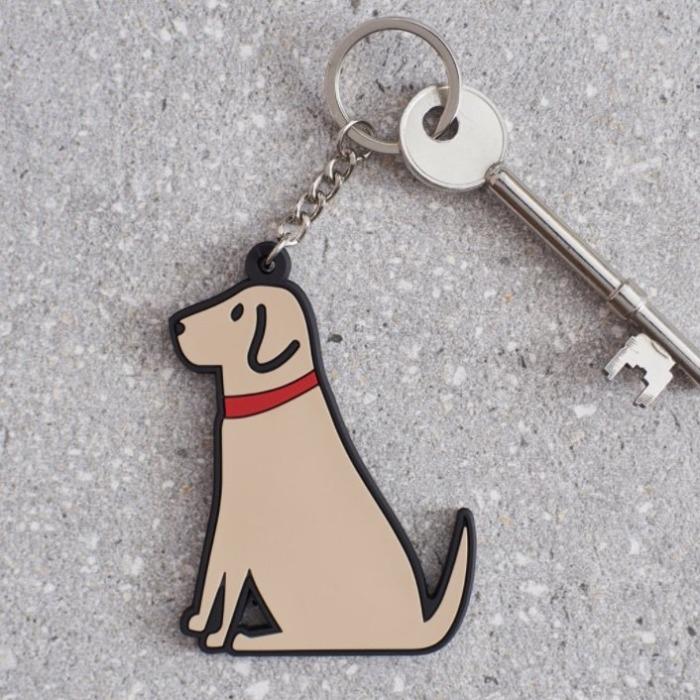 Sweet William -  Yellow Labrador Keyring