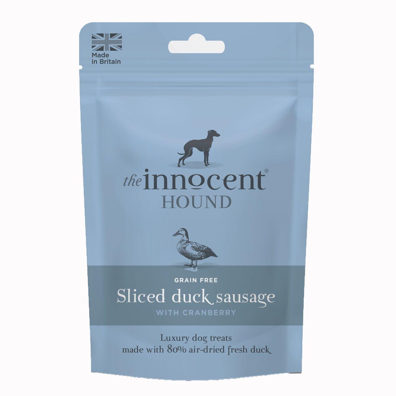 The Innocent Hound - Sliced Duck Sausages with Cranberry Dog Treats-The Innocent Hound-Love My Hound