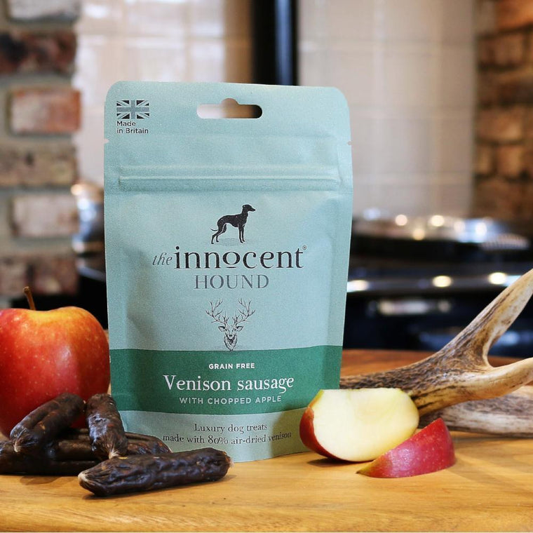 The Innocent Hound - Venison Sausages with Chopped Apple Dog Treats