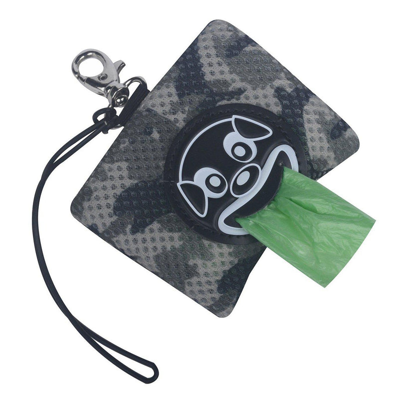 Tre Ponti - Mesh Smiley Poo Bag Dispenser - Grey Camo-Tre Ponti-Love My Hound