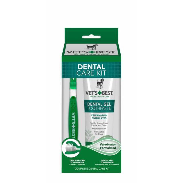 Vet's Best Dental Care Kit - Gel & Toothbrush
