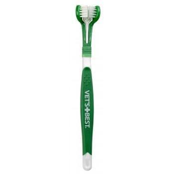 Vet's Best Dental Care - Triple Headed Toothbrush